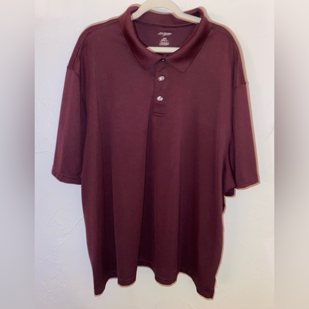 4XL Van Heusen Men’s Maroon Polo Shirt